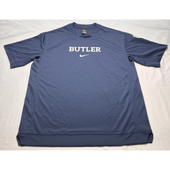 Butler Bulldogs Nike Shirt Mens LT Large Tall University Center Swoosh Dri Fit - Picture 1 of 8